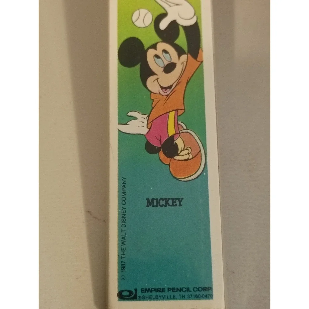 Vintage 1987 Disney Character Pencils 4 Pack Mickey Minnie Donald Empire Pencil